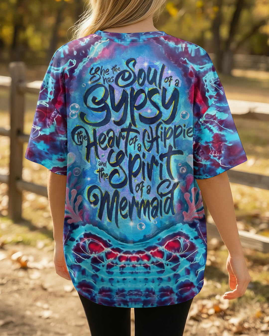 MERMAID SPIRIT FLOW ALL OVER PRINT - KM0604261