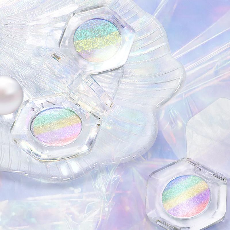 👉Rainbow Glitter Chameleon Highlighter Eyeshadow🔥