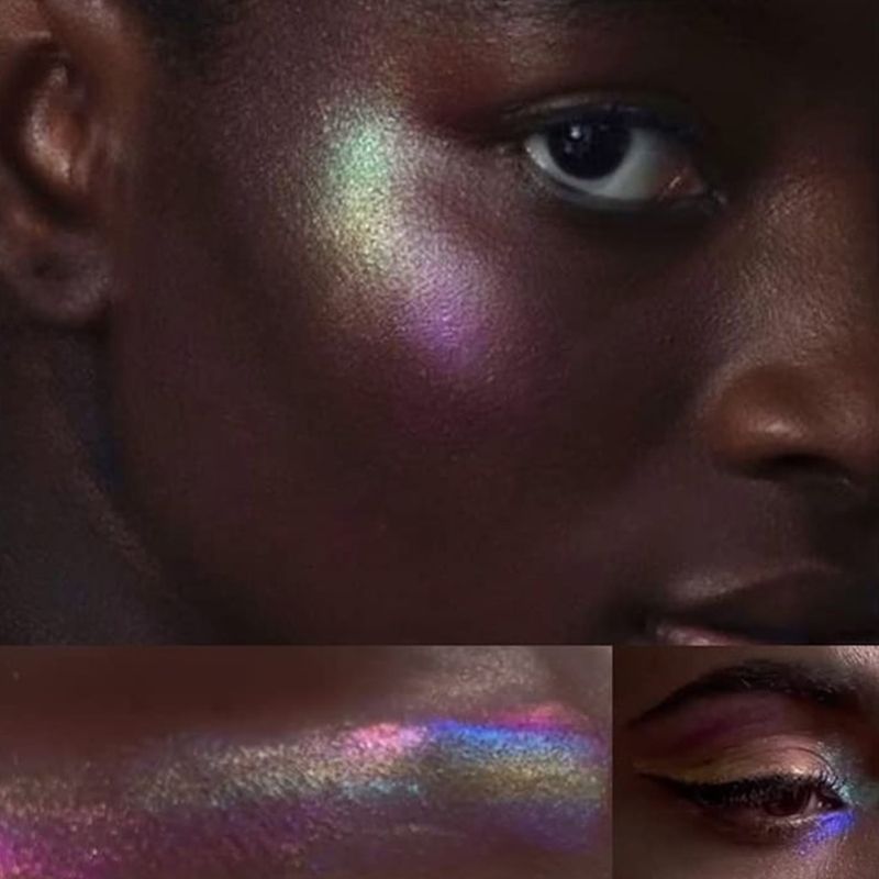👉Rainbow Glitter Chameleon Highlighter Eyeshadow🔥
