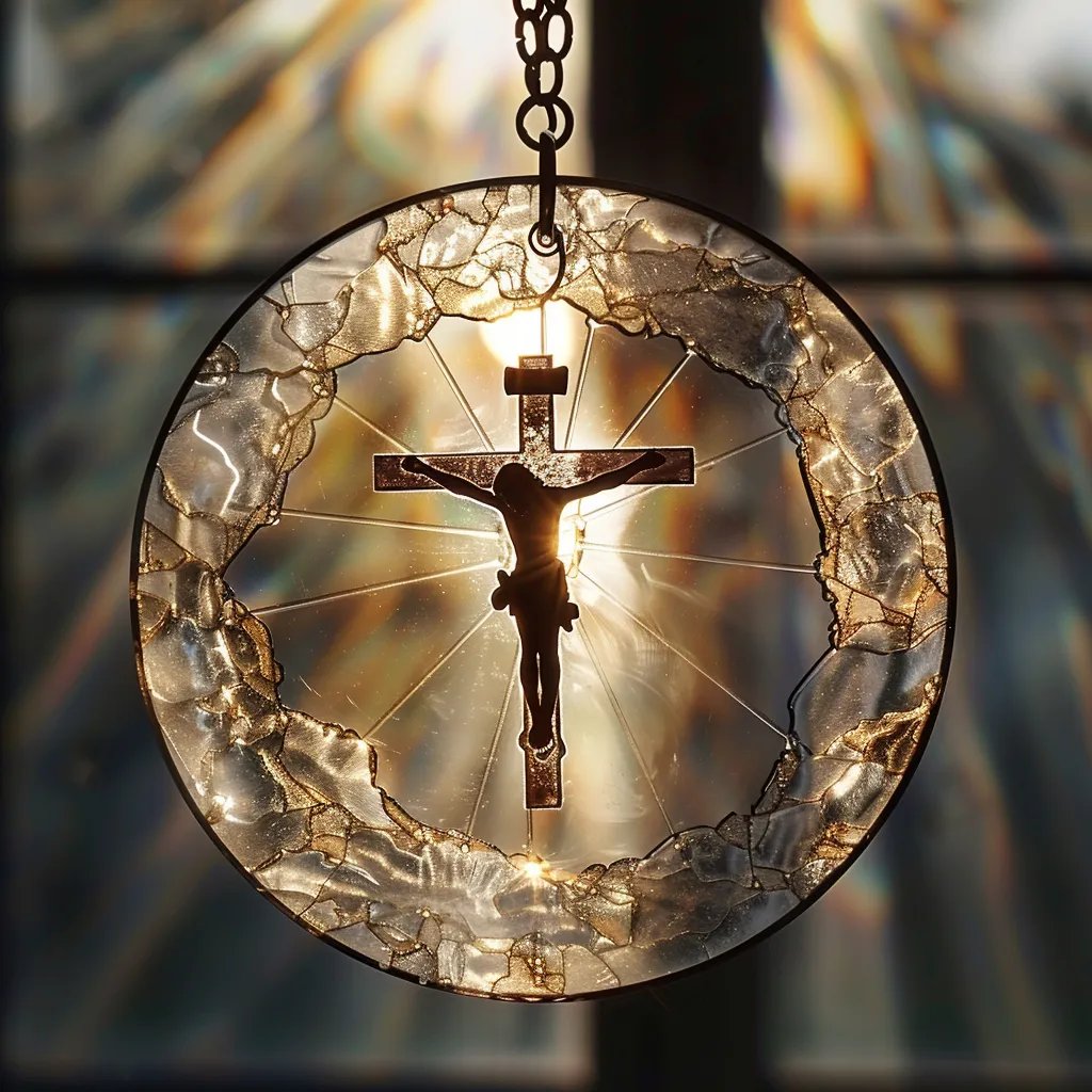 🔥LAST DAY 50% OFF - ✝Cross Suncatcher Decorations
