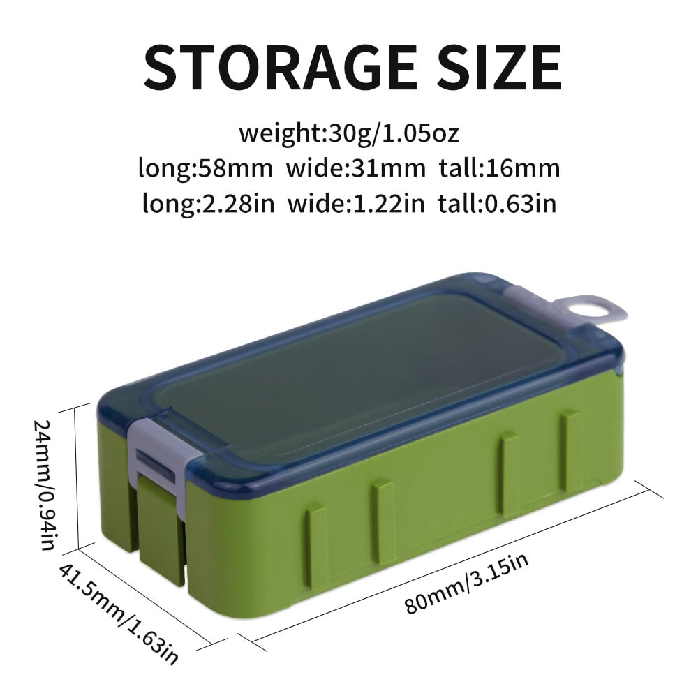 Magnetic fish hook storage cube