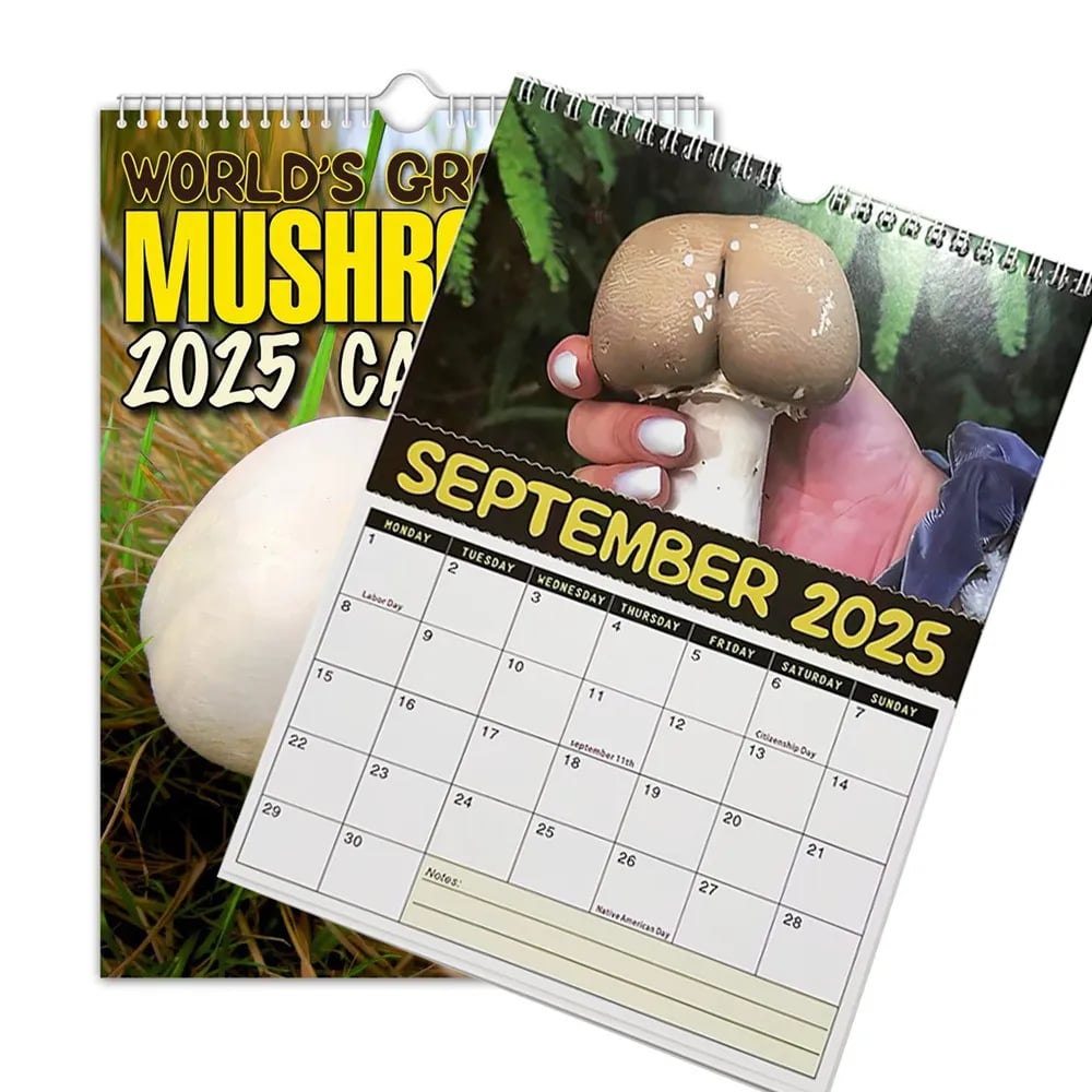 World's Greatest Mushrooms 2025 Calendar
