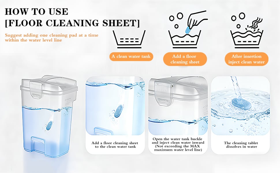 SOPAMI floor cleaning tablets