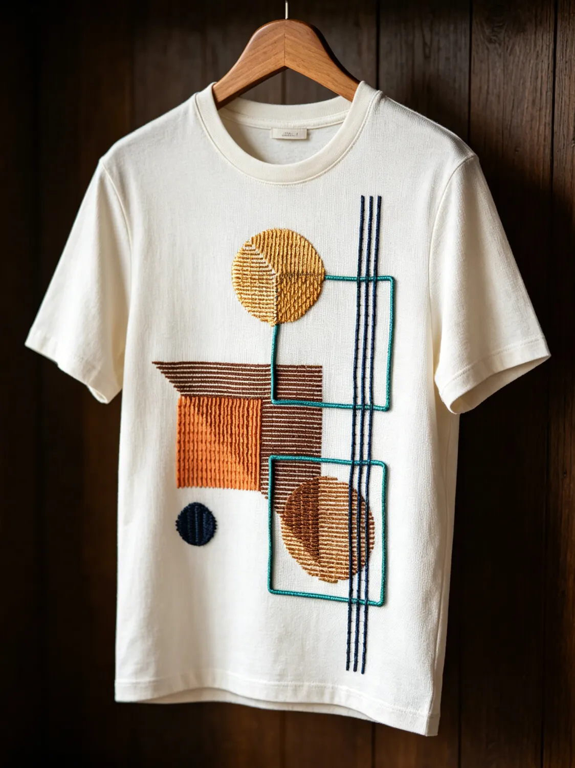 Men's Geometric Art Print T-Shirt