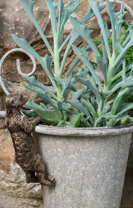 Cute potted plant decoration