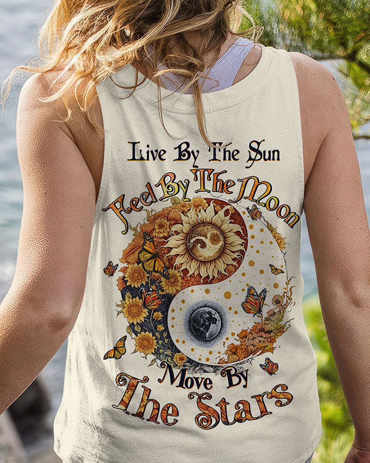 LIVE BY THE SUN SUNFLOWER ALL OVER PRINT - TLTW1804235