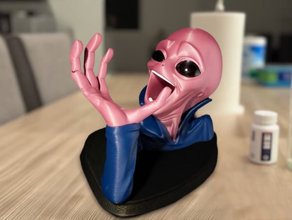 ⏰Historical Lowest Price: Save 49%- 👽3D Printed Alien Wine Holder Bust