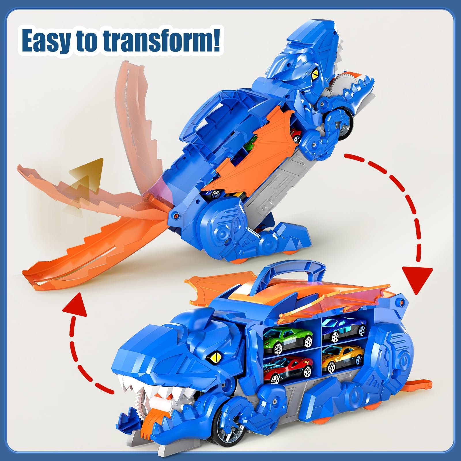 🔥Black Friday Sale -✨Dinosaur Transformed Truck Toy
