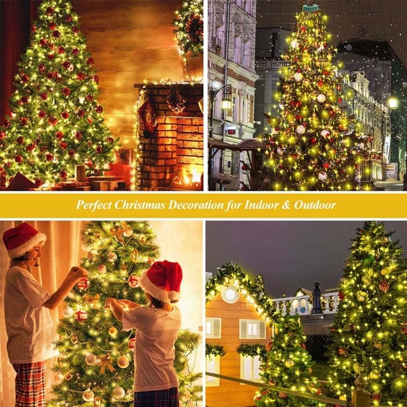 Christmas Tree Waterfall Lights with Ring🔥BUY 2 FREE SHIPPING