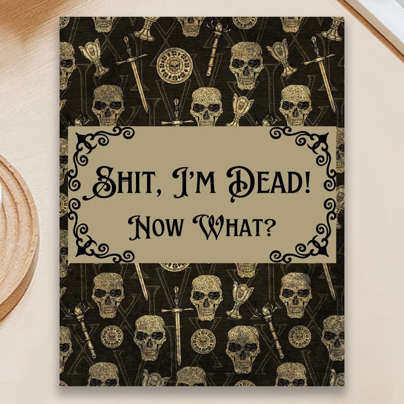 🎃 Halloween Gift: Sh*t, I’m Dead! End of Life Planner💀👍BEST SELLER