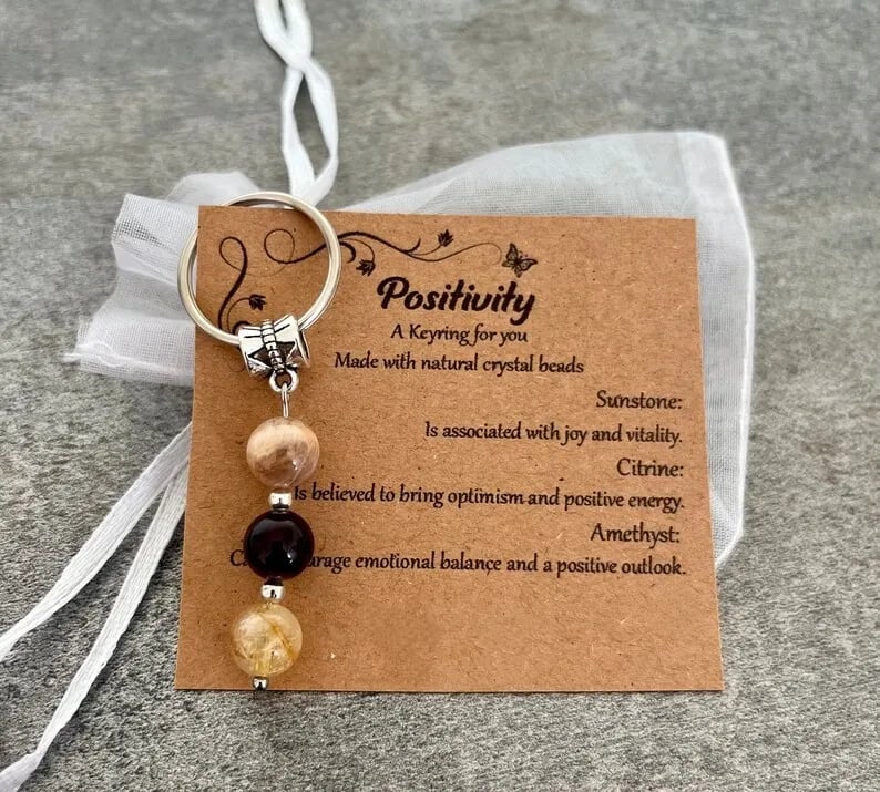 🔥LAST DAY 50% OFF - 🌟Natural crystal keychain 🌟