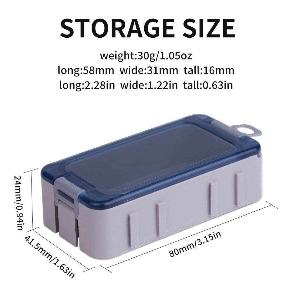 Magnetic fish hook storage cube