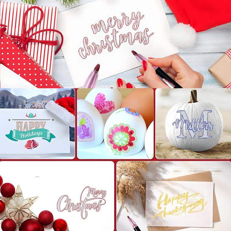 🎉🎁Last Day 49% OFF - 🎉 Double Line Outline Art Pen Marker Pen