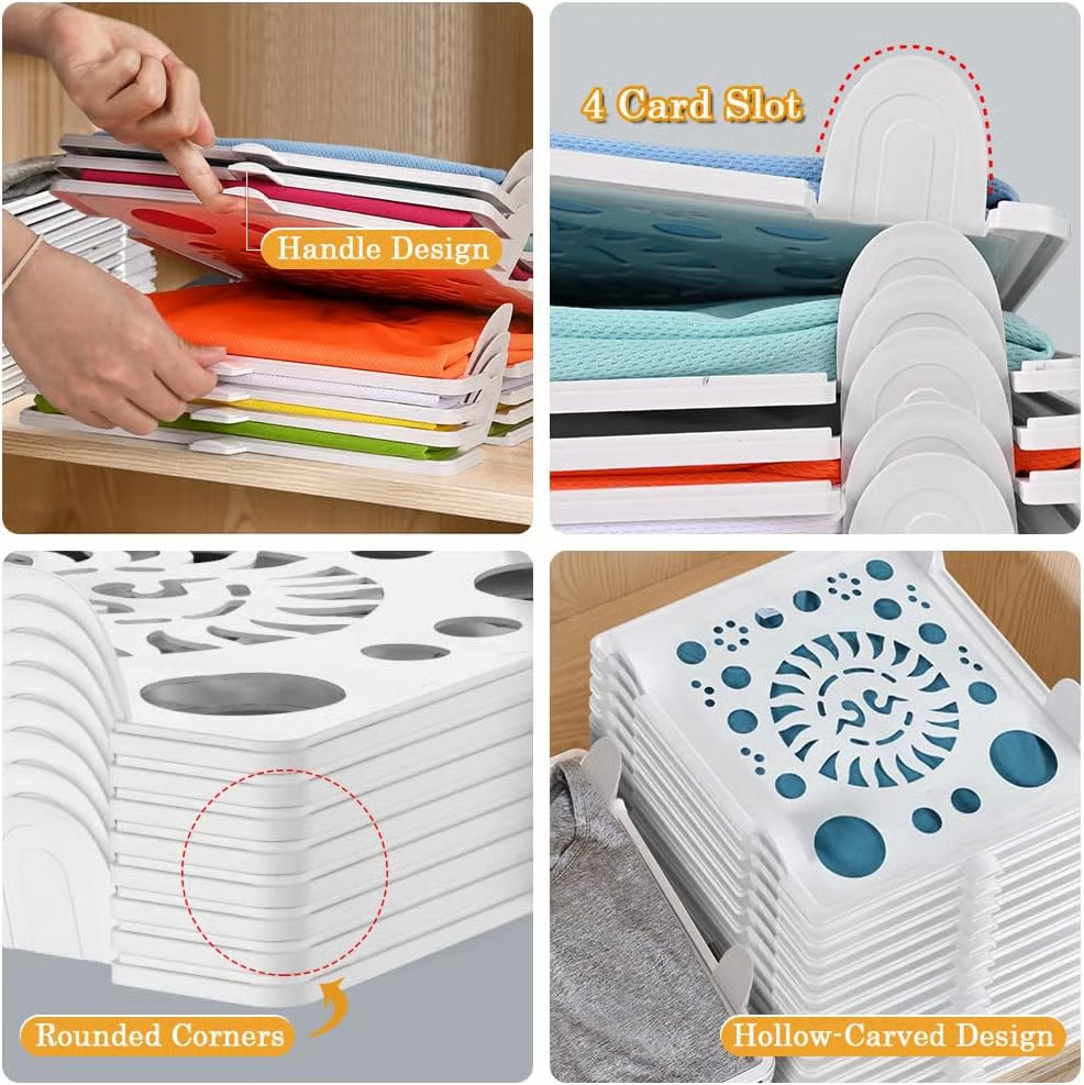 Space-Saving Stackable Clothing Organizer – Keeps Lightweight Clothes Neat & Accessible