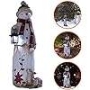 Oncandforal🔥Flash Sale - 49% OFF 🎄Christmas Decoration Woodland Snowman Holding Solar Lantern