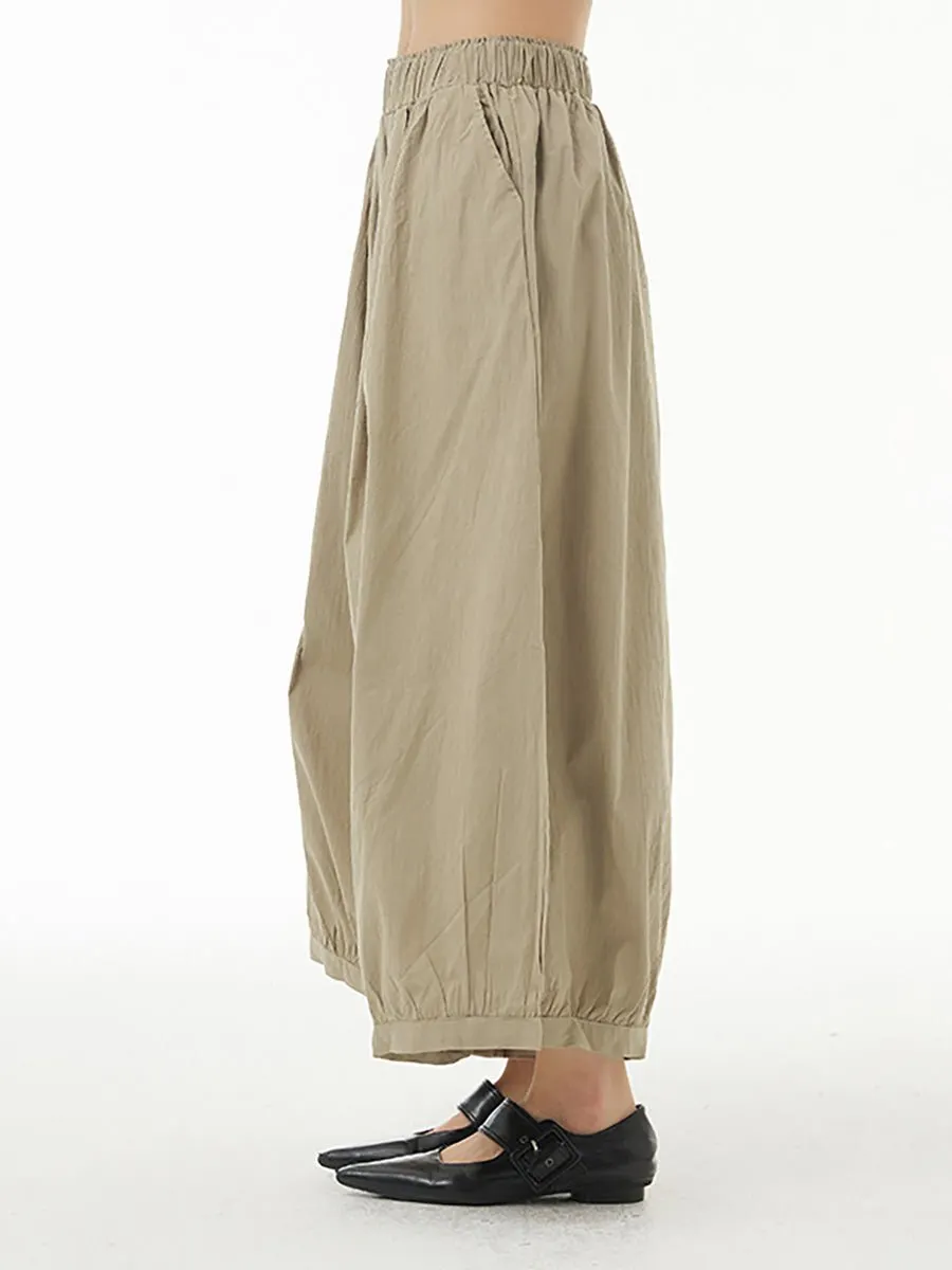 Women's Cotton Linen Loose Wide Leg Pants