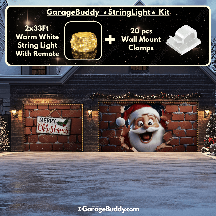 Garage Buddy | Santa's Surprise | Christmas Garage Door Cover