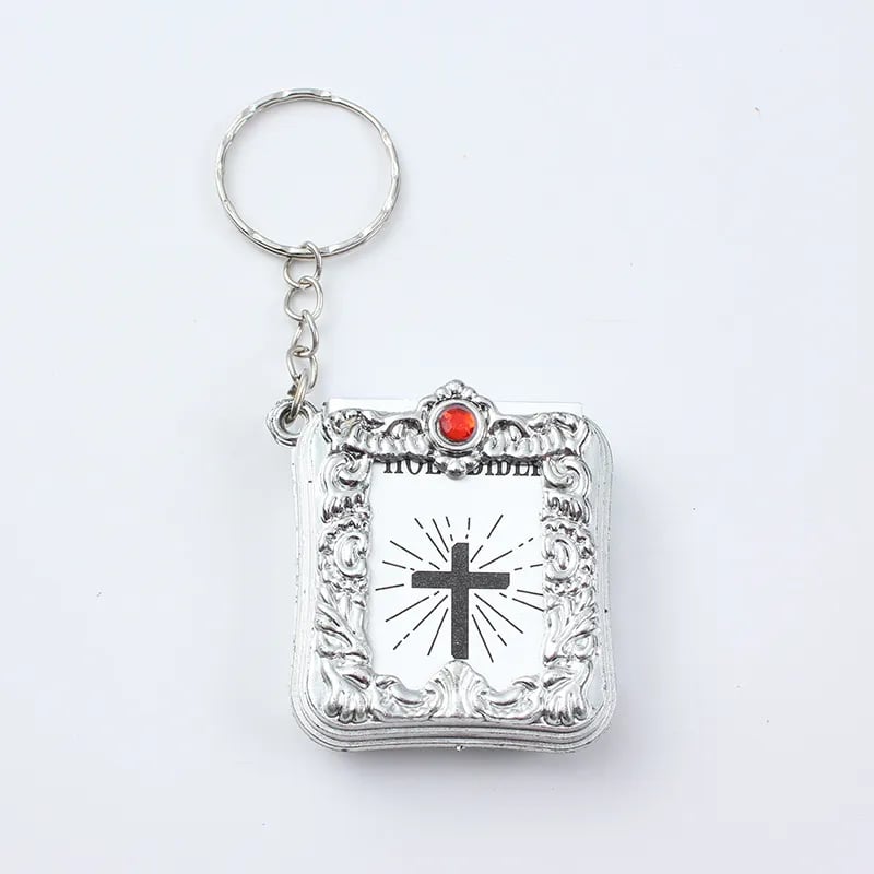 🔥LAST DAY 50% OFF - 📚✨Mini Bible Keychain Pendant