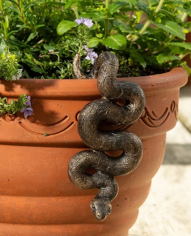 Cute potted plant decoration