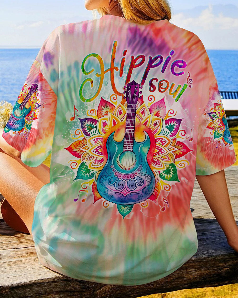 HIPPIE SOUL GUITAR MANDALA COLORFUL ALL OVER PRINT - TLNT1207233