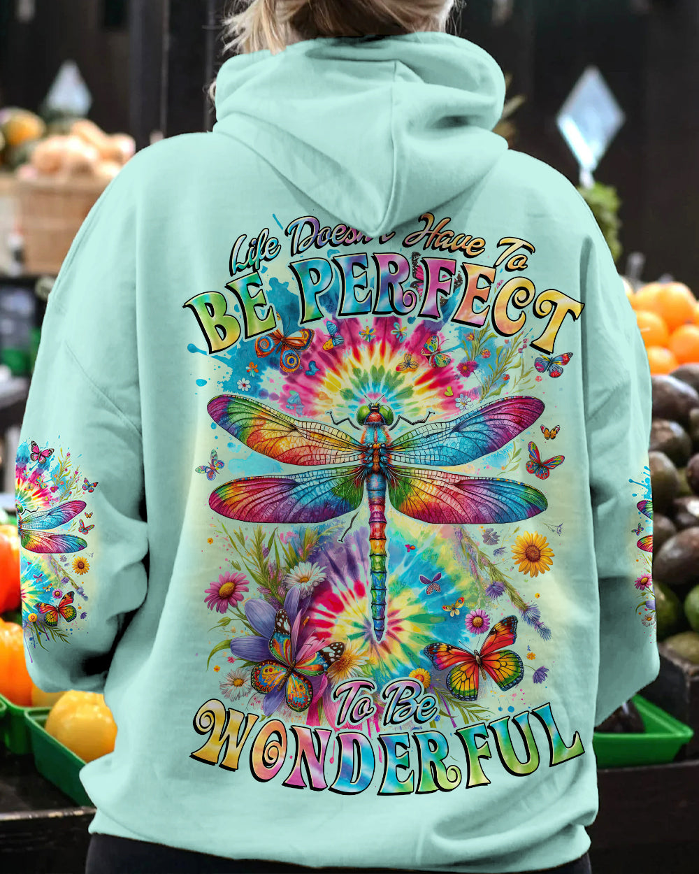 LIFE IS WONDERFUL DRAGONFLY ALL OVER PRINT - TYTD2711232