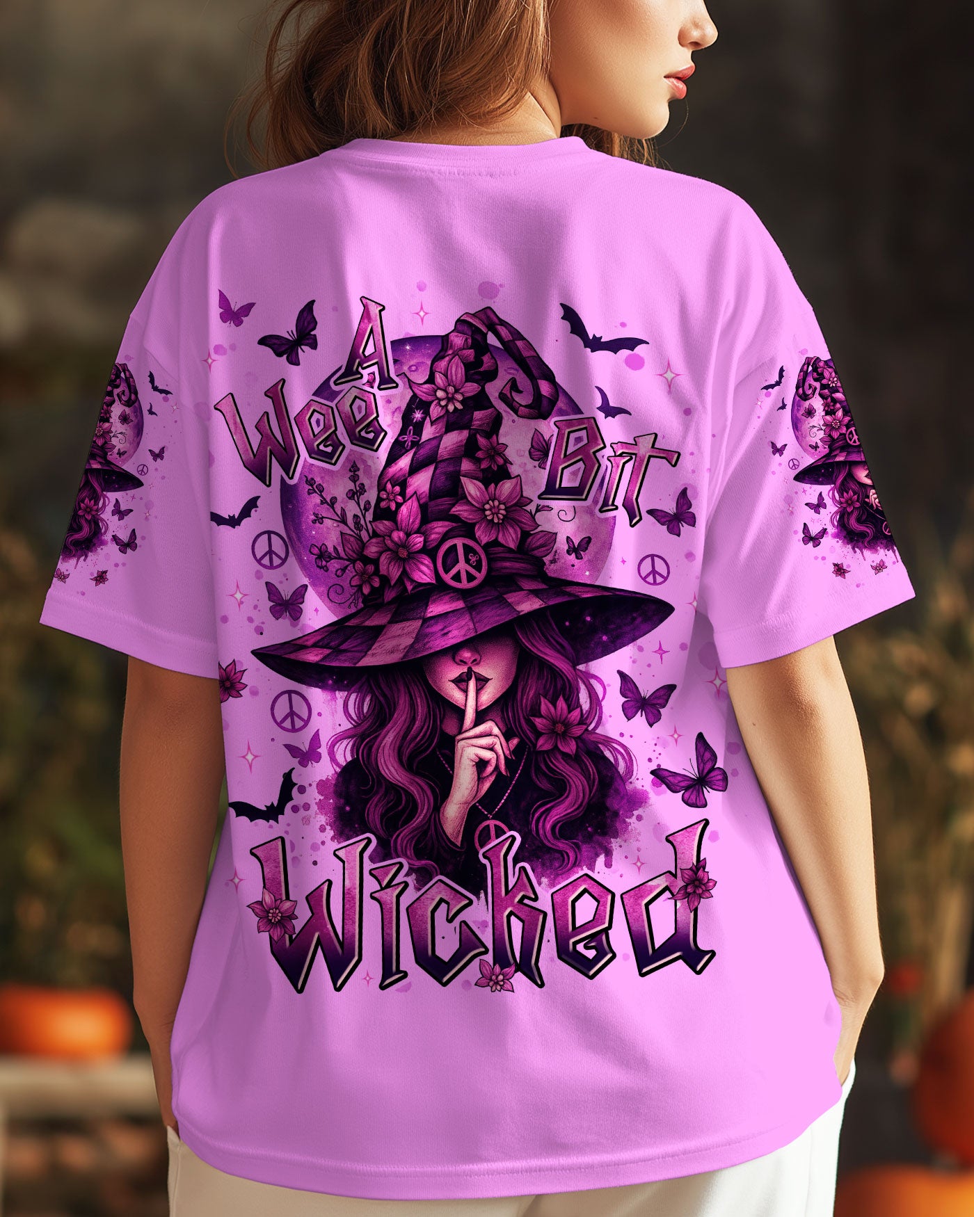 A WEE BIT WICKED WITCH HALLOWEEN ALL OVER PRINT - TLNT3007251