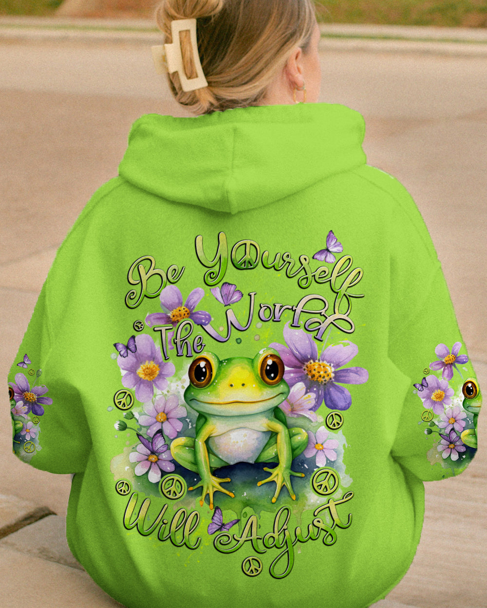 BE YOURSELF THE WORLD WILL ADJUST ALL OVER PRINT - TYTD0812233
