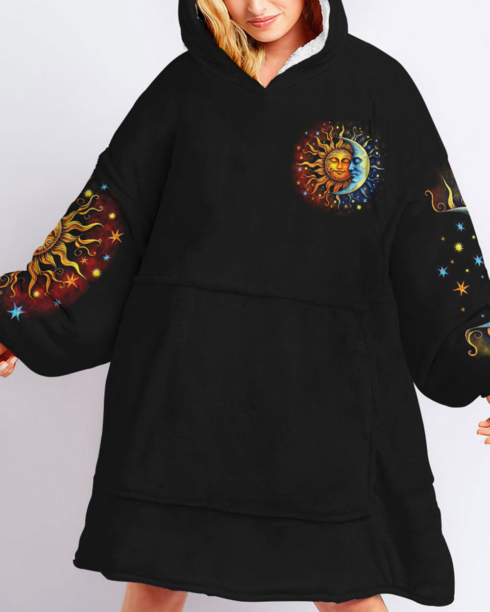 LIVE BY THE SUN SHERPA BLANKET HOODIE - TYTM2303233