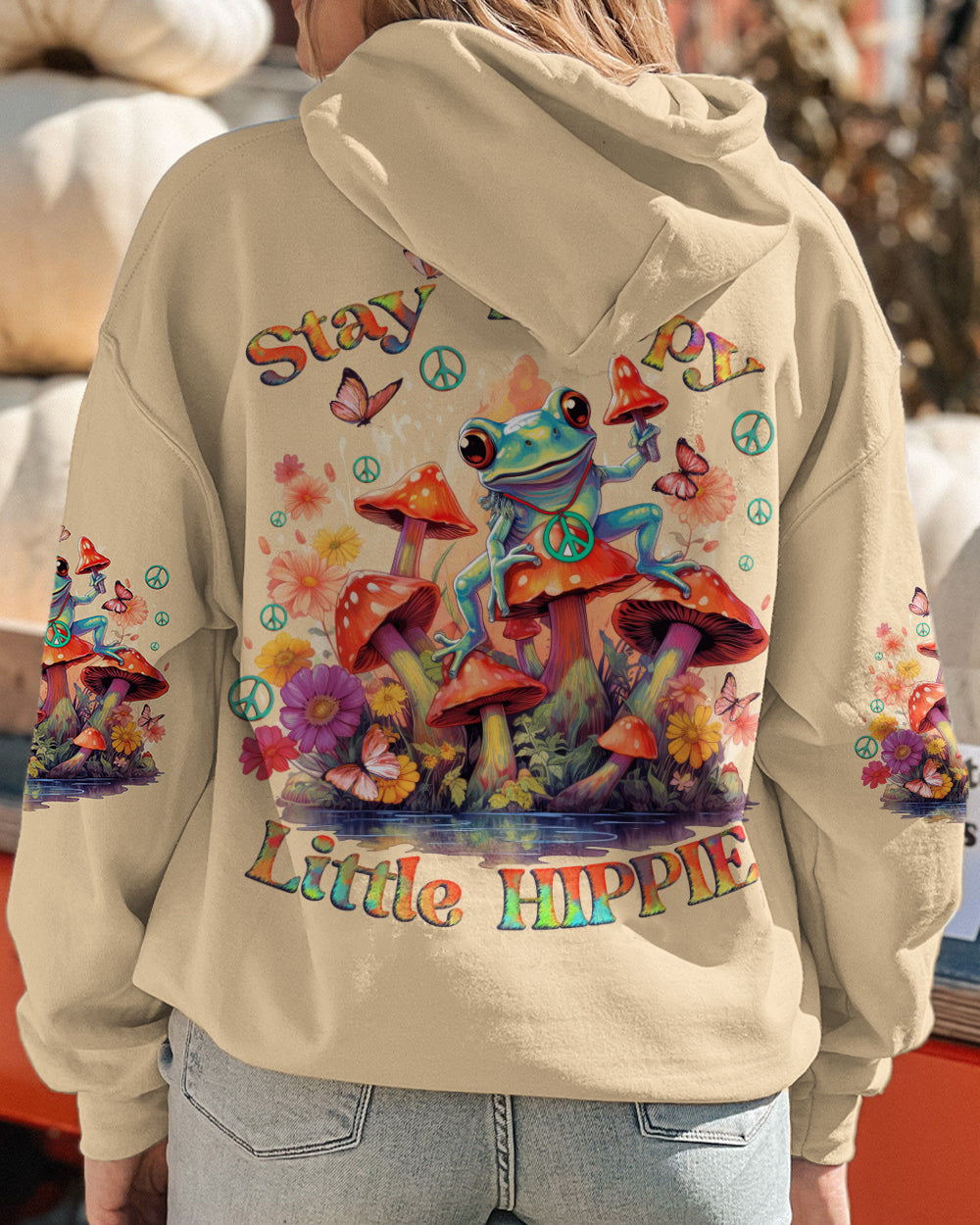 STAY TRIPPY LITTLE HIPPIE ALL OVER PRINT - TYTD0710232