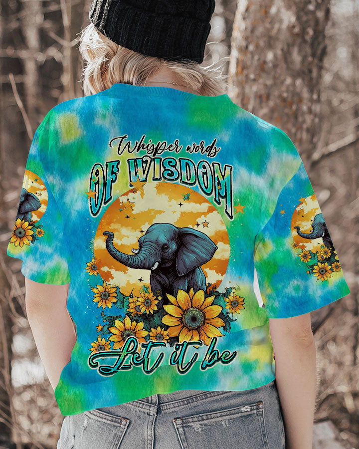 WHISPER WORDS OF WISDOM ELEPHANT TIE DYE ALL OVER PRINT - TLTW2905231