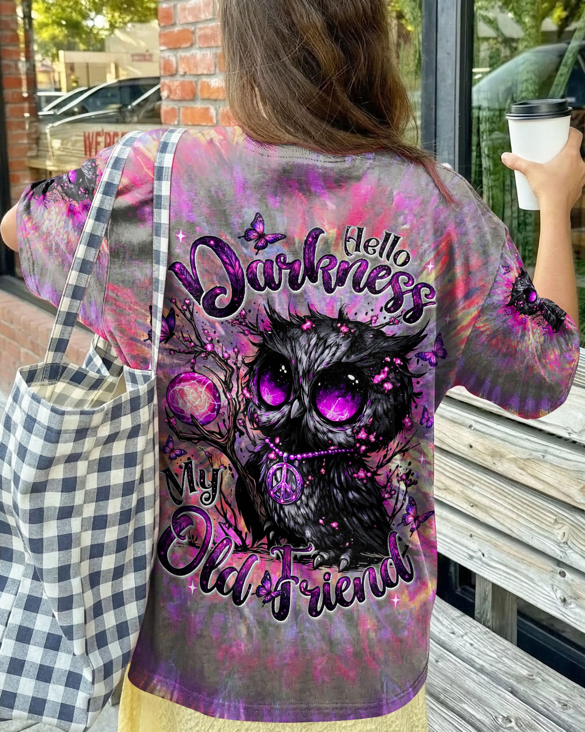 HELLO DARKNESS MY OLD FRIEND OWL ALL OVER PRINT - TLNT2901261