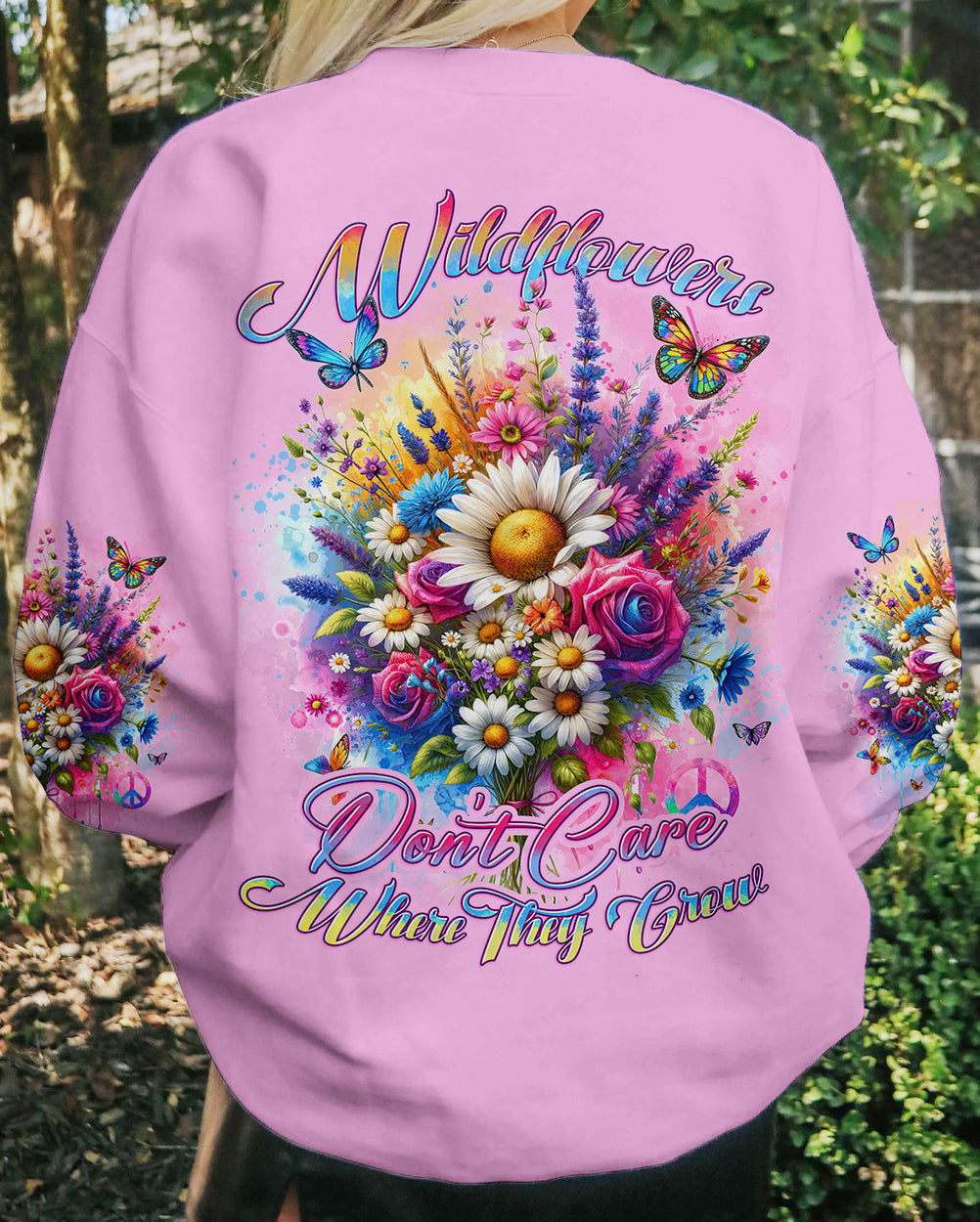 WILDFLOWERS GROW ALL OVER PRINT - TYTD2612231