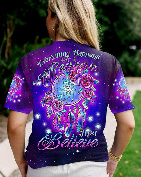 JUST BELIEVE DREAMCATCHER ALL OVER PRINT - TLTR2507231