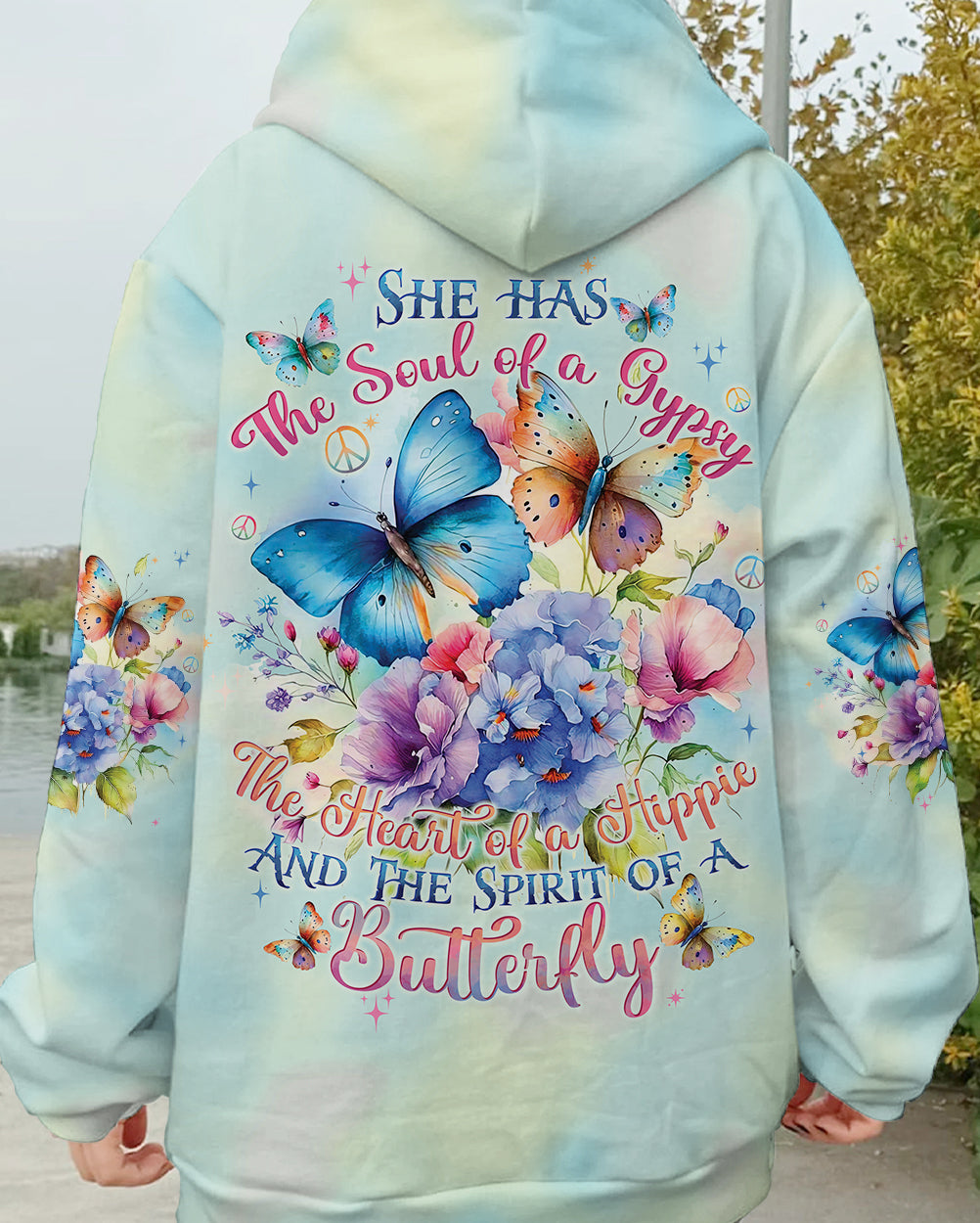 SPIRIT OF A BUTTERFLY ALL OVER PRINT - TYTD1001241