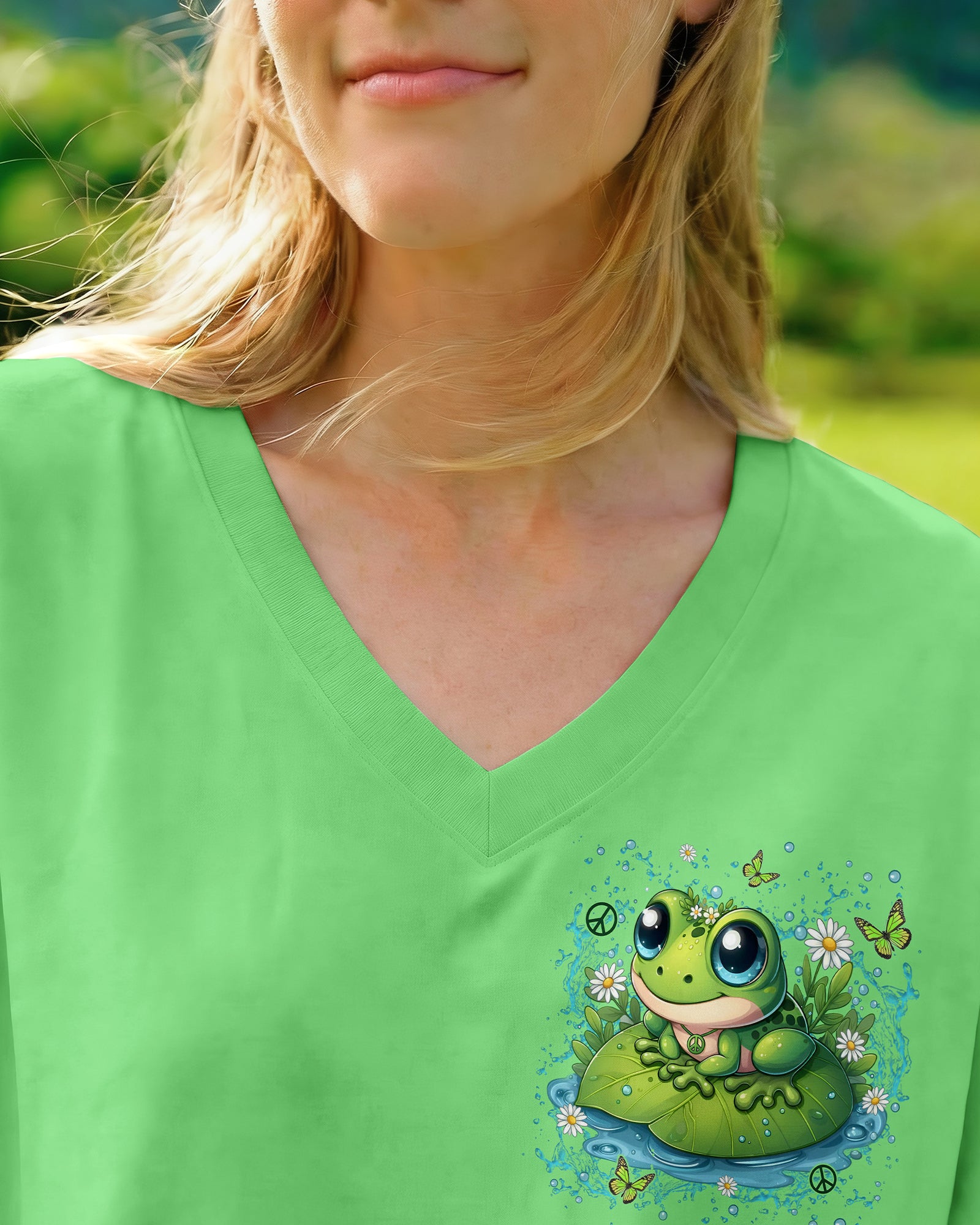 JUST BREATHE FROG ALL OVER PRINT - TYLN2705262