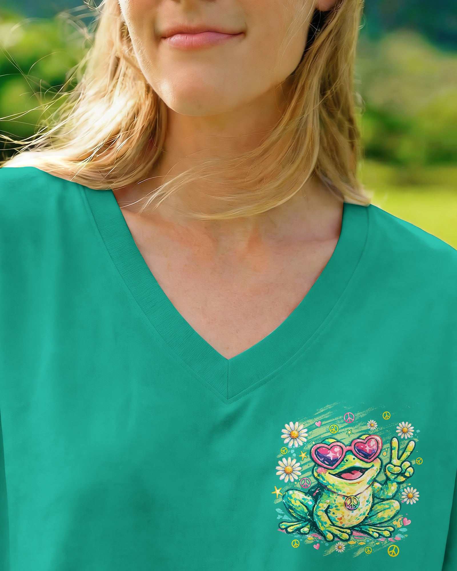 DO WHAT MAKES YOU HAPPY FROG ALL OVER PRINT - TYQY1307262