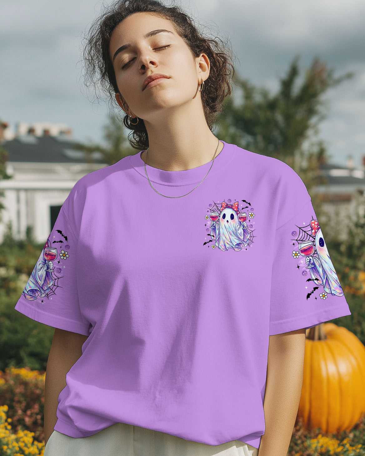 I'M JUST HERE FOR THE BOOS HALLOWEEN ALL OVER PRINT - TLTR2108253