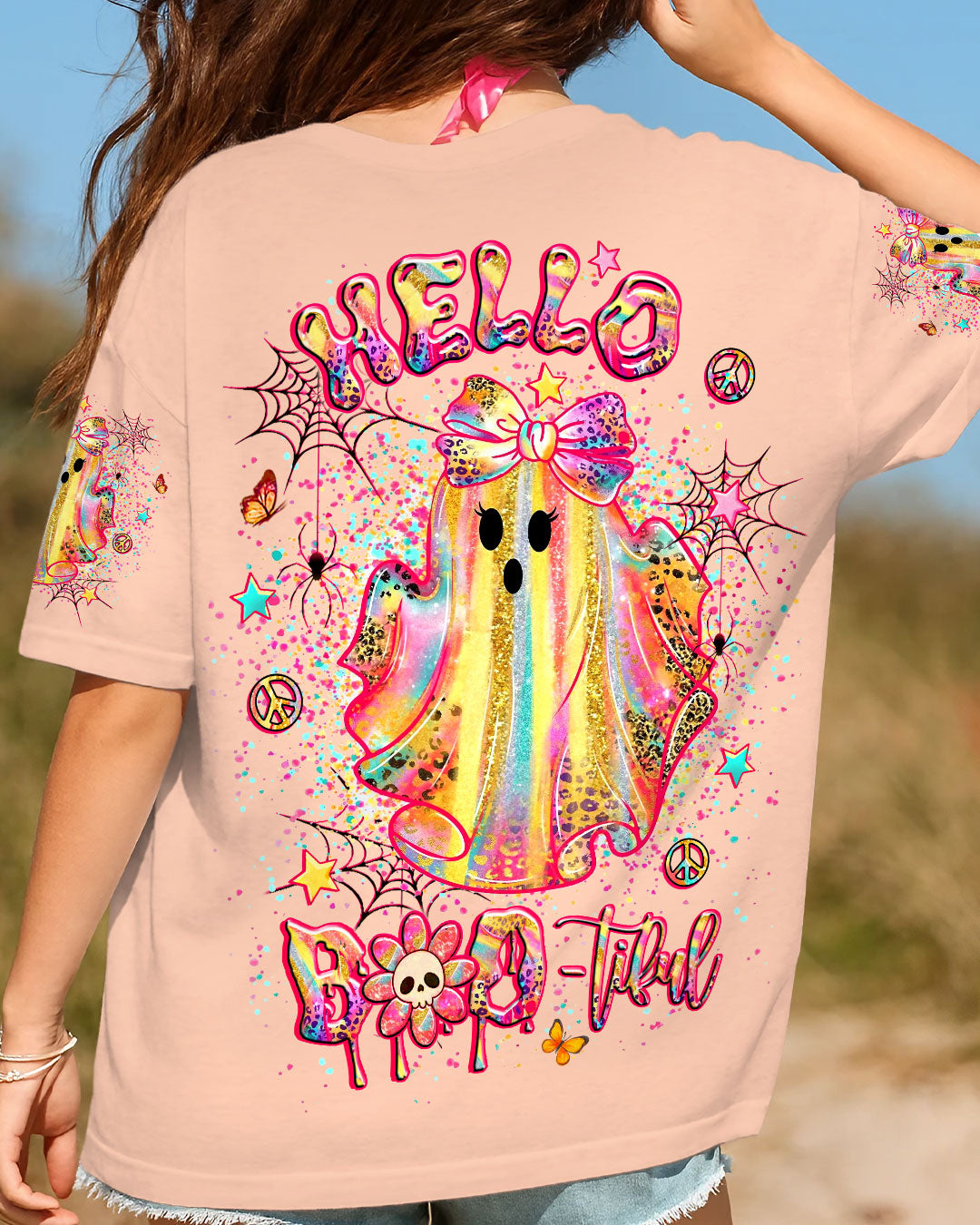 HELLO BOOTIFUL HALLOWEEN ALL OVER PRINT - YHLT2108252