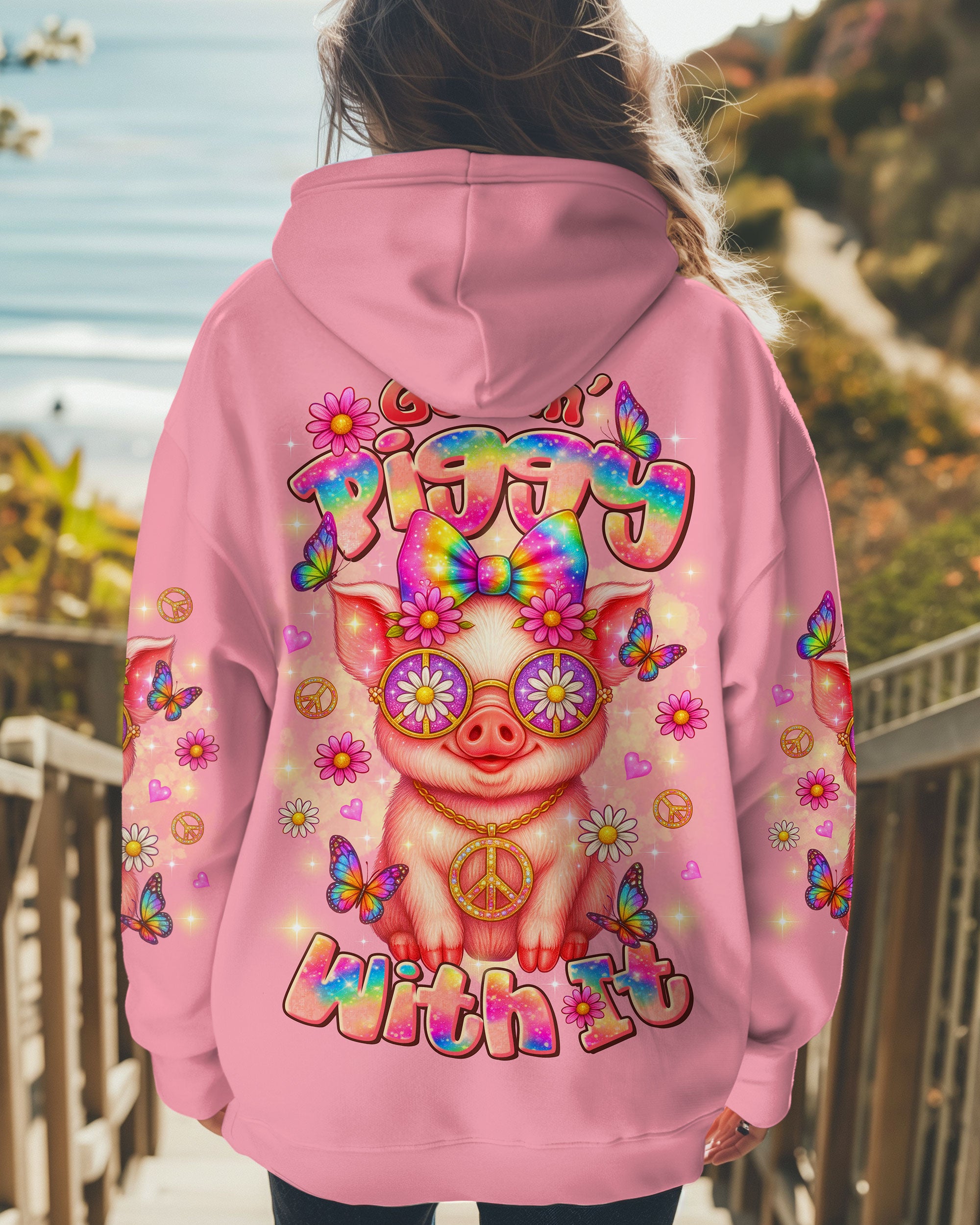 GETTIN' PIGGY WITH IT PIG ALL OVER PRINT - TLTR0508251