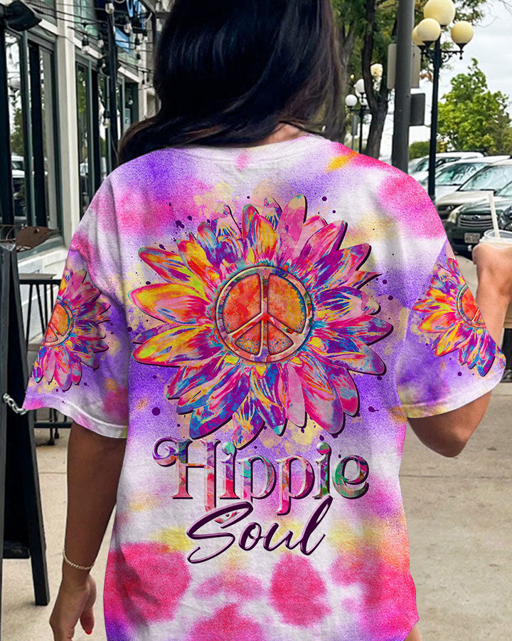 HIPPIE SOUL SUNFLOWER WATERCOLOR ALL OVER PRINT - TLTR1506233