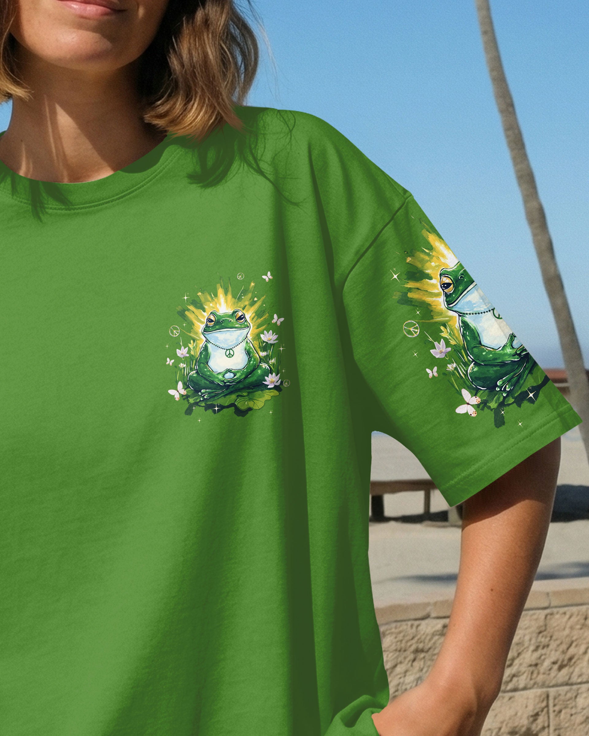 JUST BREATHE FROG  ALL OVER PRINT - TLTW2403261
