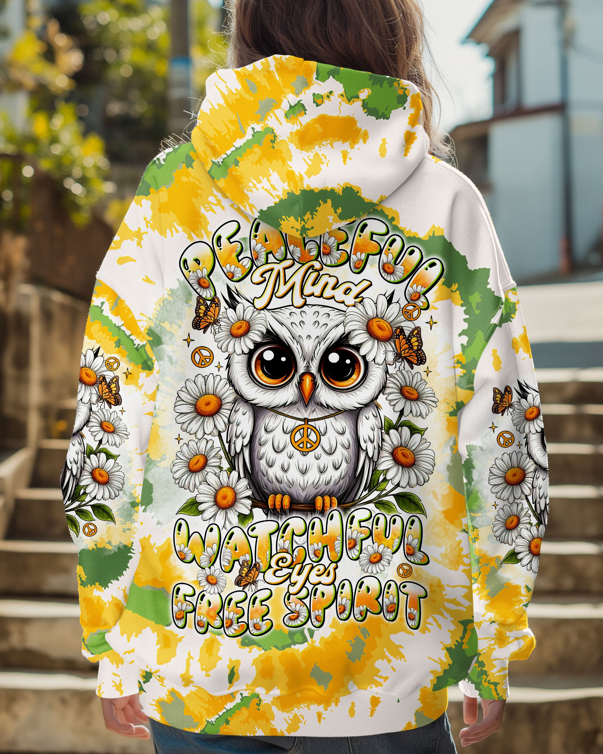 PEACEFUL MIND OWL ALL OVER PRINT - TLTR0707251