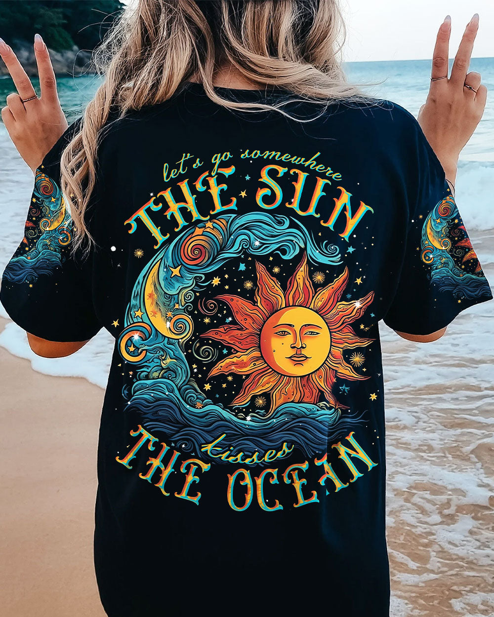 LET'S GO SOMEWHERE THE SUN ALL OVER PRINT - TLNT2405231