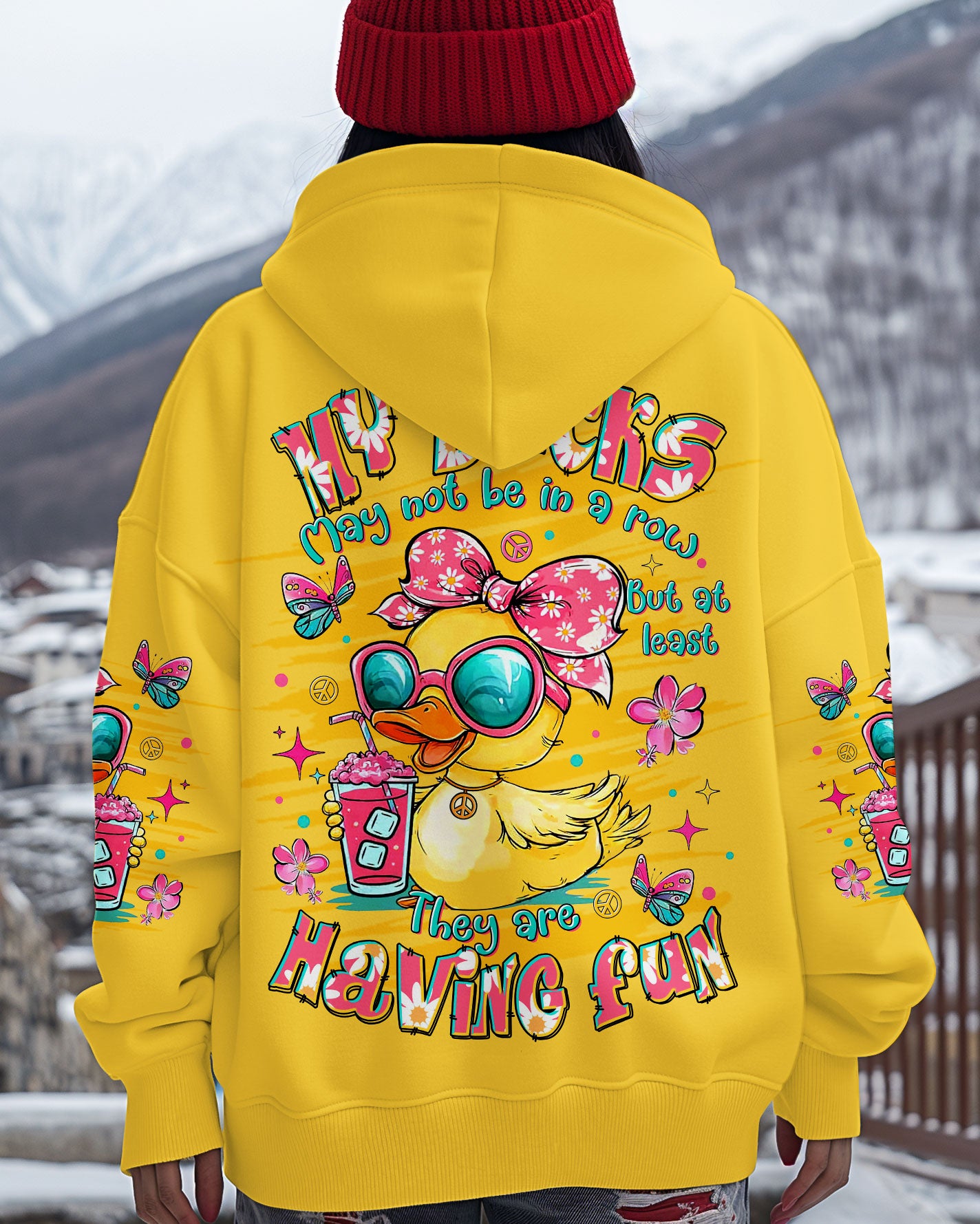 MY DUCKS MAY NOT BE IN A ROW ALL OVER PRINT  - TLTR1808254