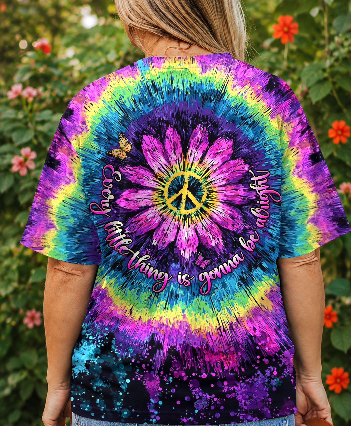 EVERY LITTLE THING FLOWER ART ALL OVER PRINT - TLHN2207262