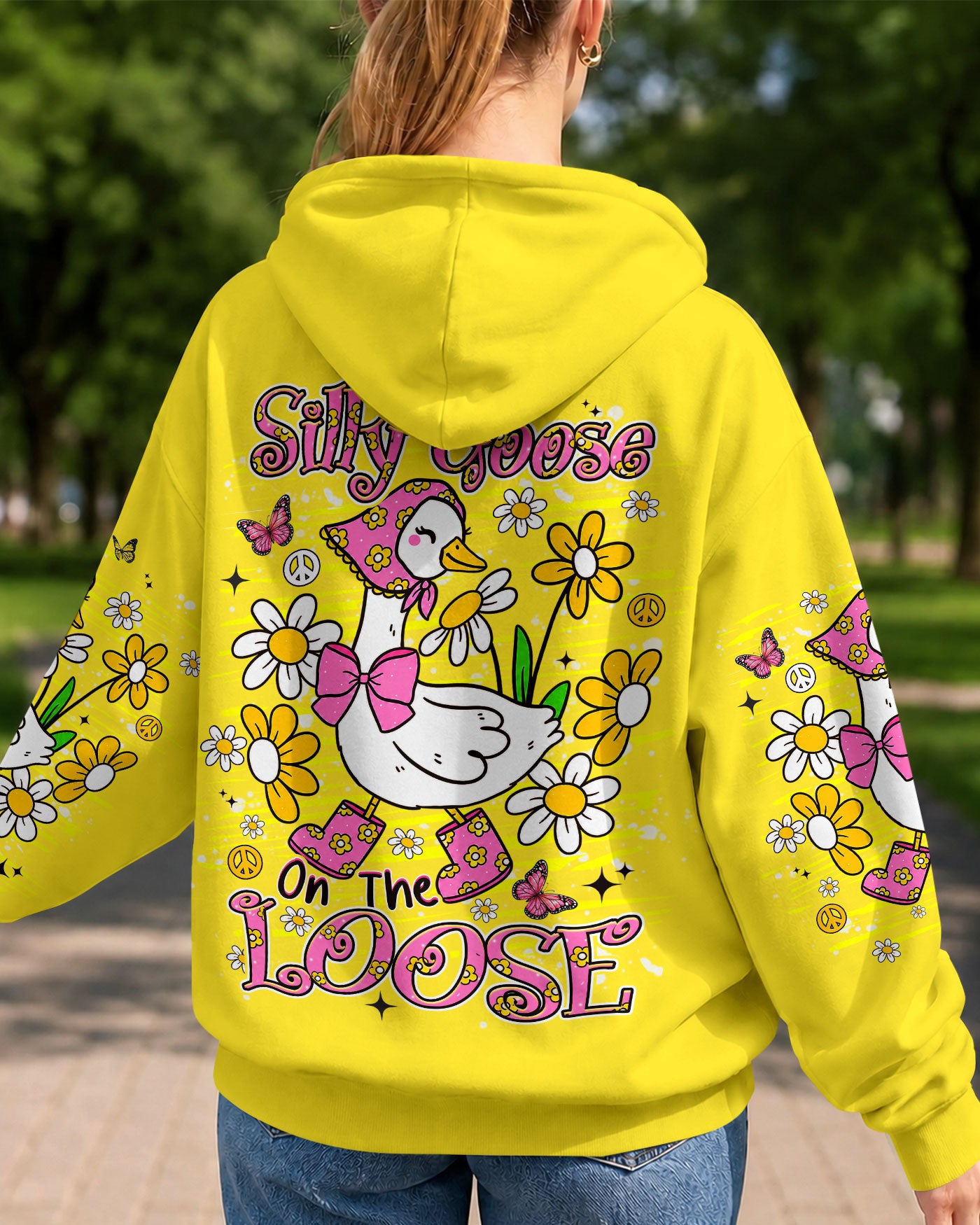 SILLY GOOSE ON THE LOOSE ALL OVER PRINT - TLHN2107263