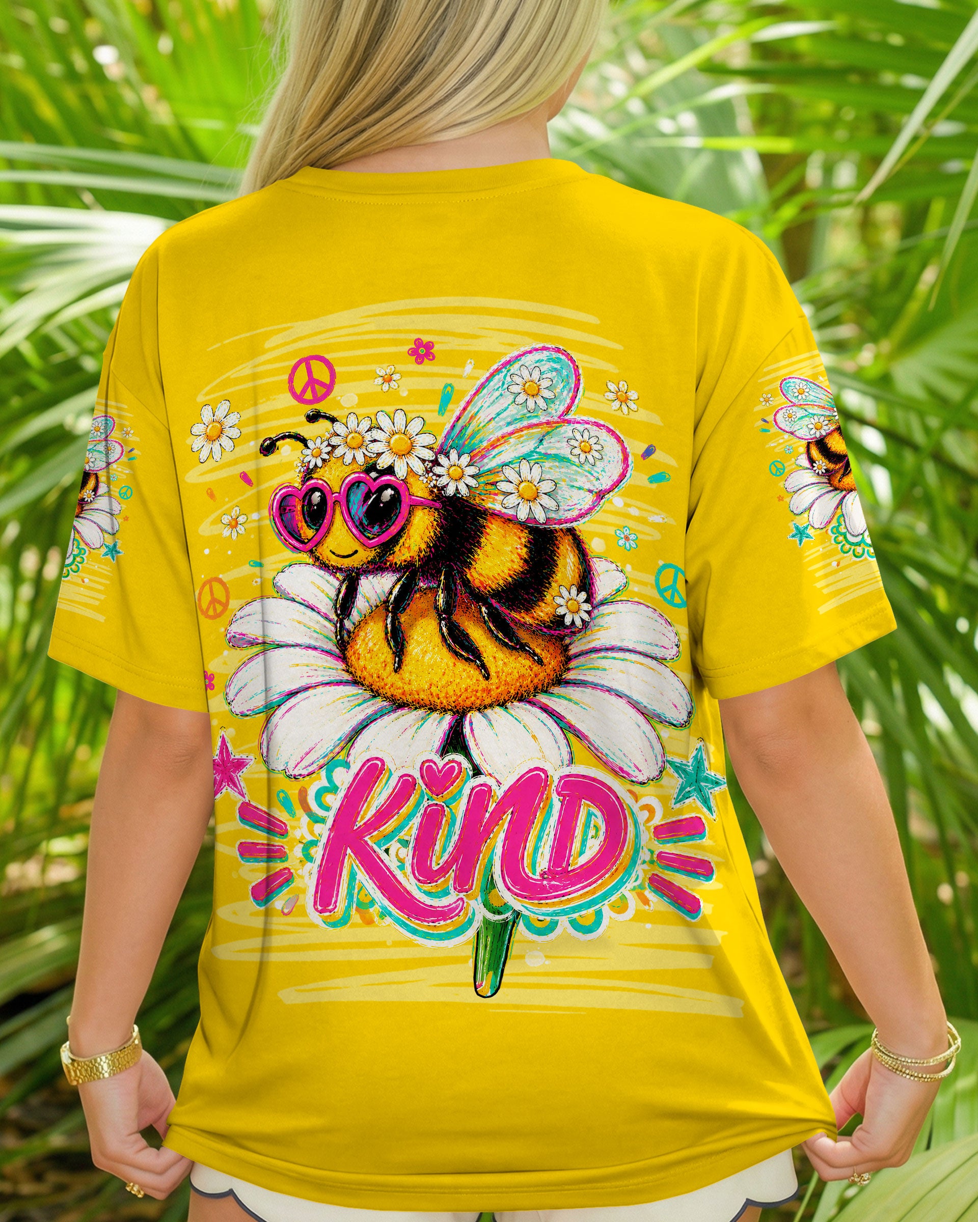 BEE KIND DAISIES ALL OVER PRINT  - TLNT0805263