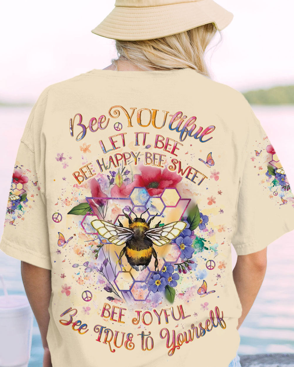 BEEYOUTIFUL LET IT BEE ALL OVER PRINT - YHLT1101242
