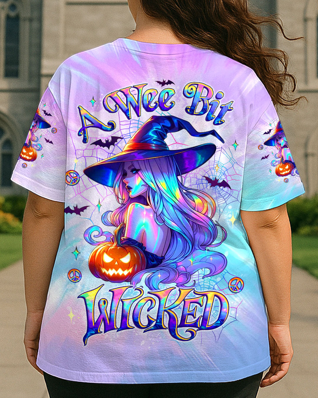 A WEE BIT WICKED HALLOWEEN ALL OVER PRINT - YHLT1808253