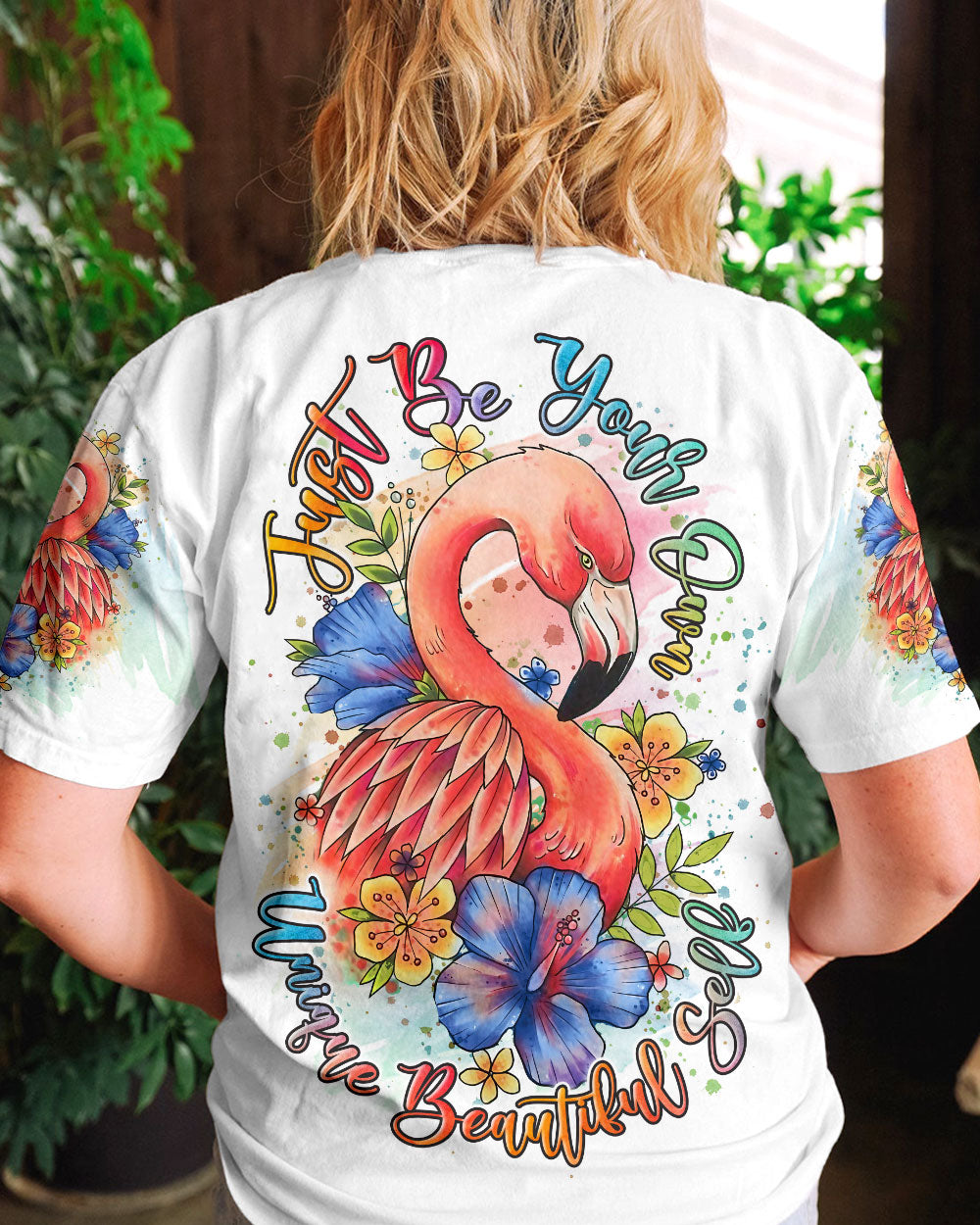JUST BE YOUR OWN UNIQUE BEAUTIFUL SELF ALL OVER PRINT - YHLN0506233